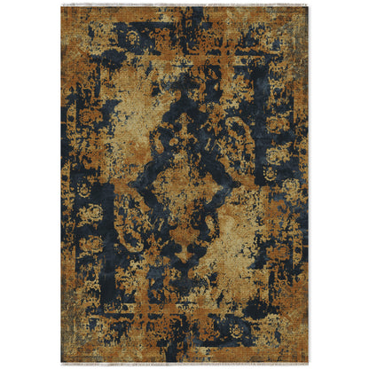RW7019 washable chenille area rug viewed from above