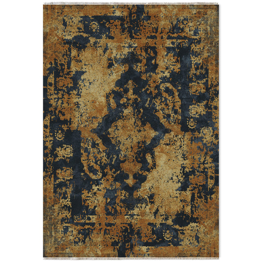RW7019 washable chenille area rug viewed from above
