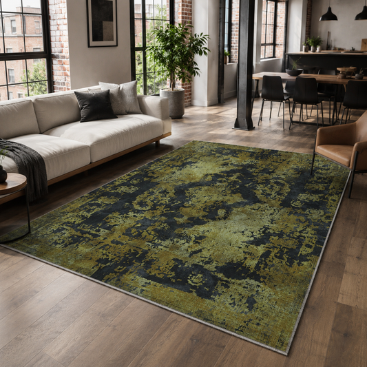 RW7020 washable chenille area rug