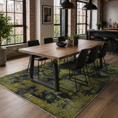 RW7020 washable chenille rug texture and pattern detail