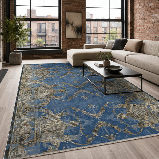 RW7021 washable chenille area rug