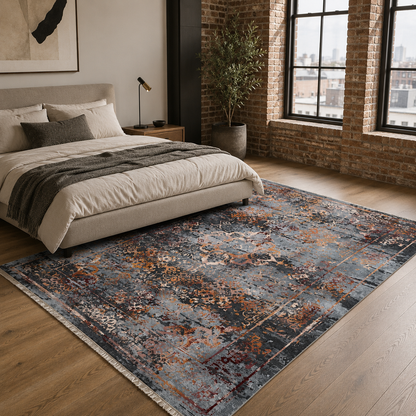 RW7022 washable chenille area rug