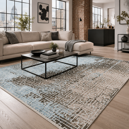RW7025 washable chenille area rug
