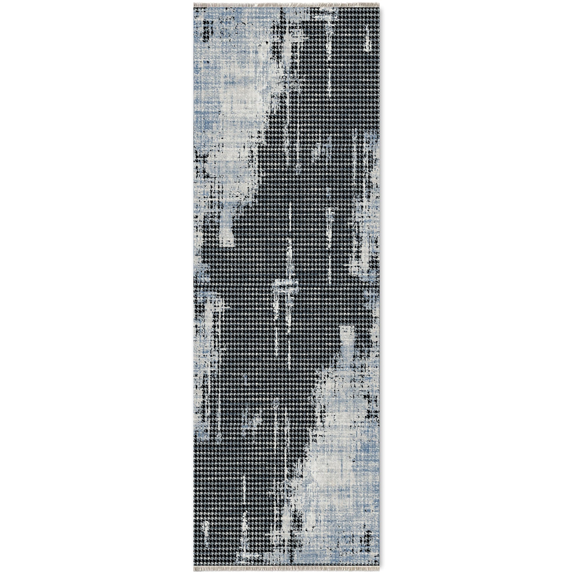 RW7026 washable chenille area rug viewed from above