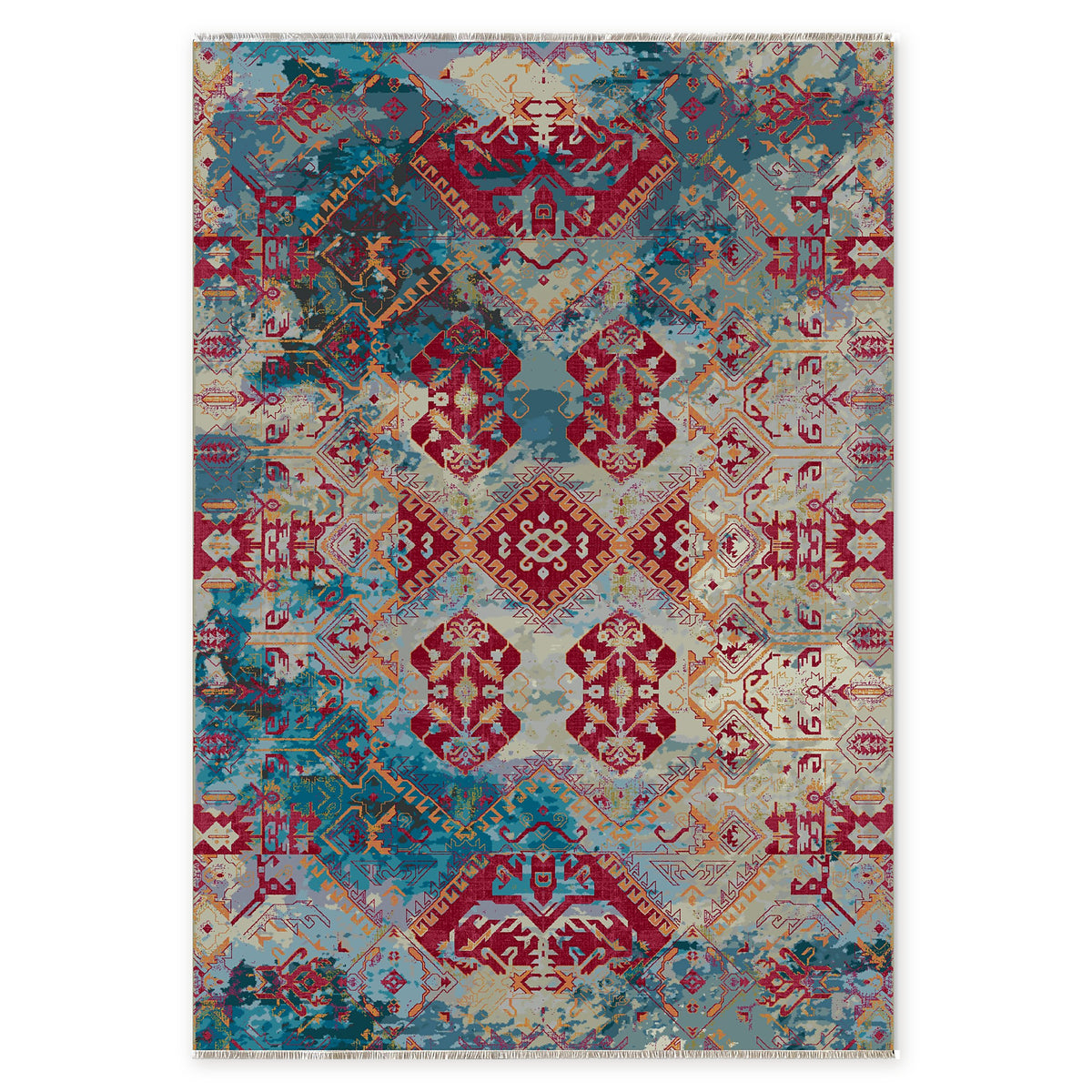 RW7032 rug — top view on white background