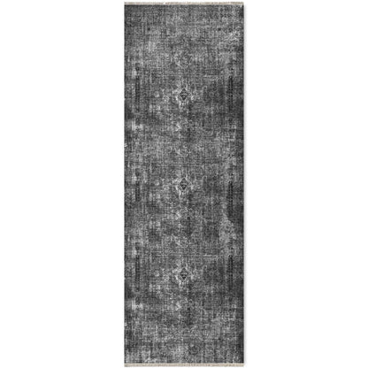 RW7034 washable chenille area rug viewed from above
