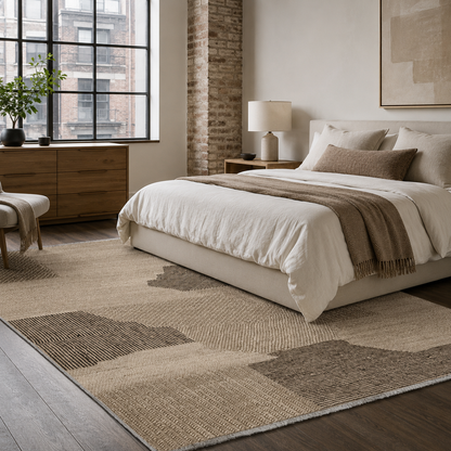 RW7035 washable chenille rug texture and pattern detail