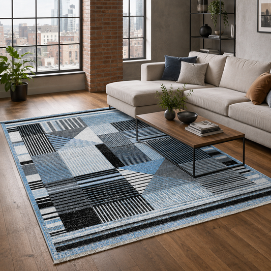 RW7036 washable chenille area rug
