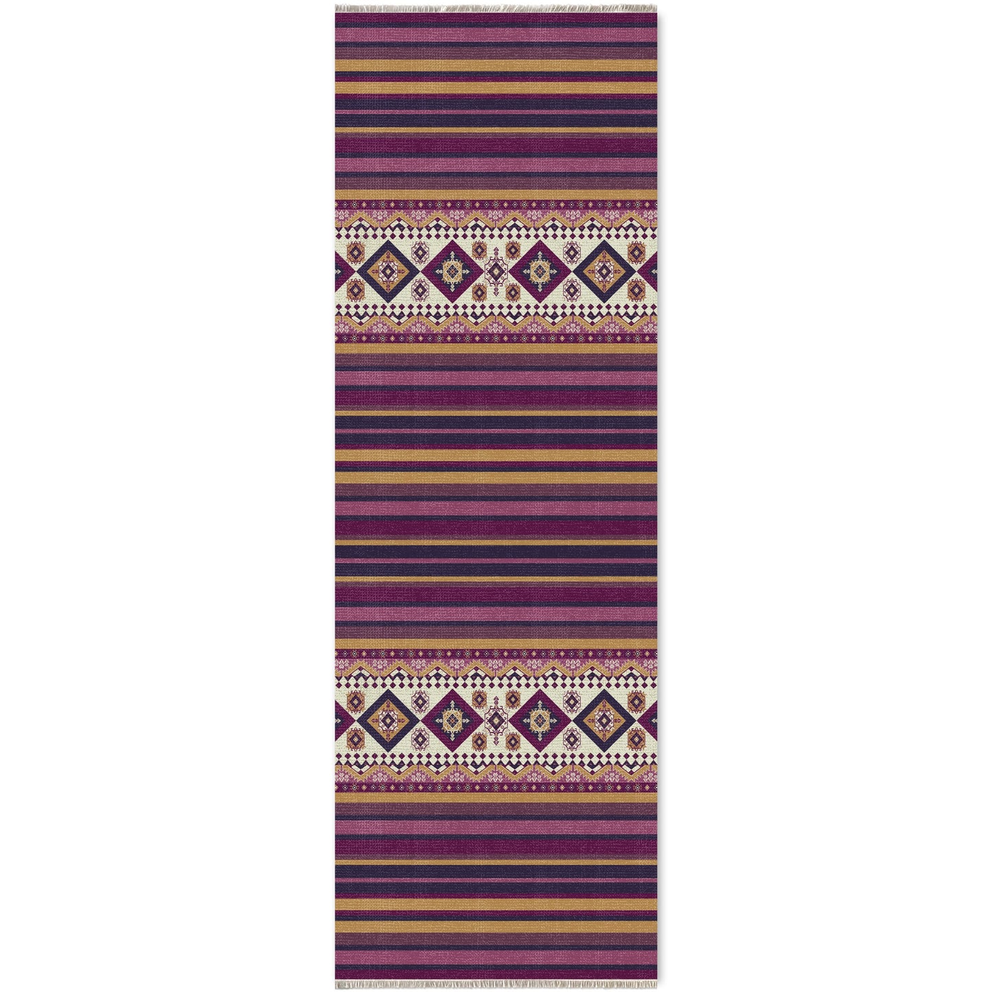 RW7040 washable chenille area rug viewed from above