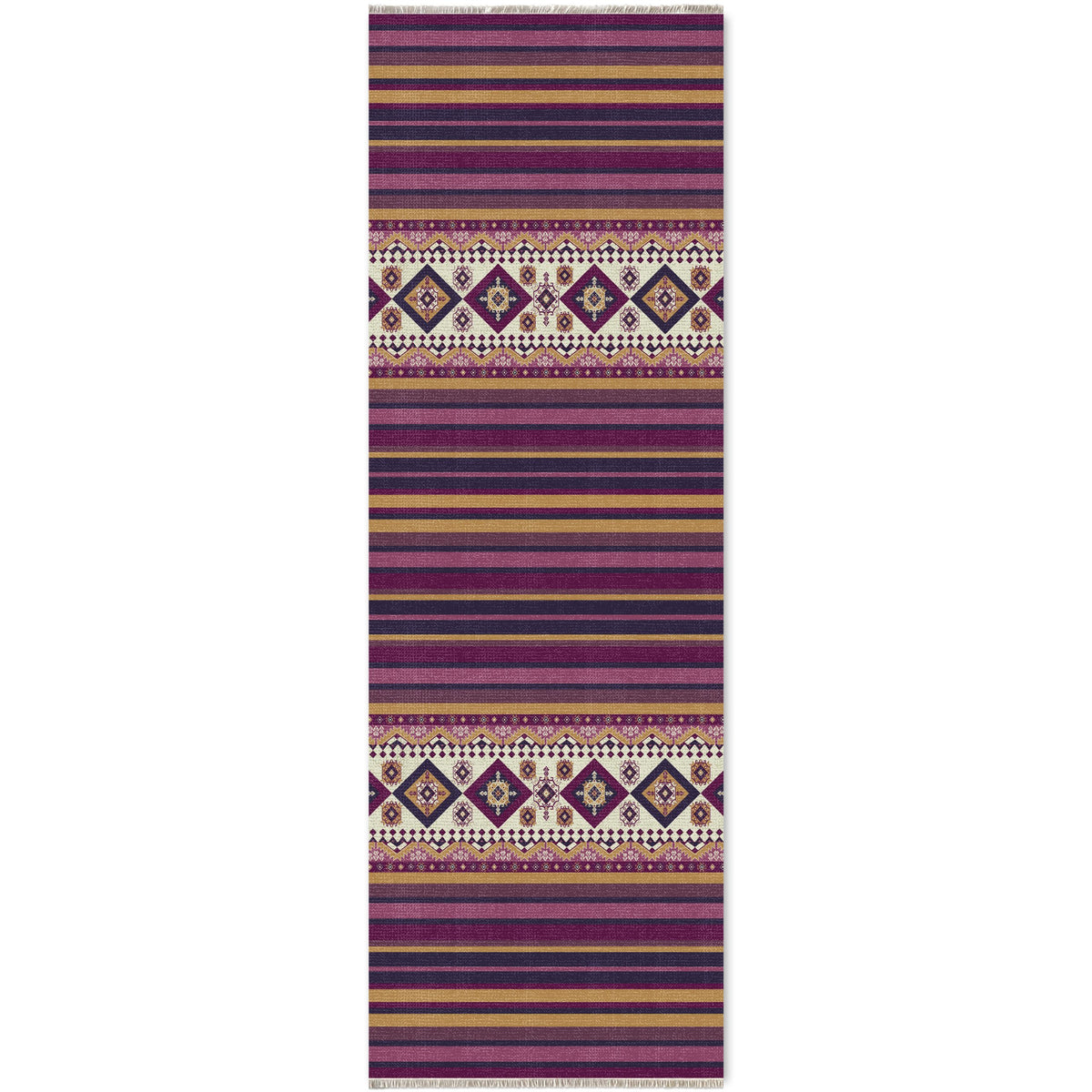 RW7040 washable chenille area rug viewed from above