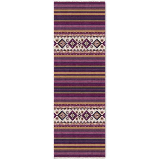 RW7040 washable chenille area rug viewed from above