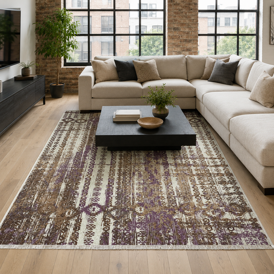 RW7041 washable chenille area rug