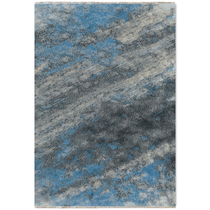 RW7044 washable chenille area rug viewed from above