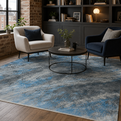 RW7044 washable chenille rug texture and pattern detail