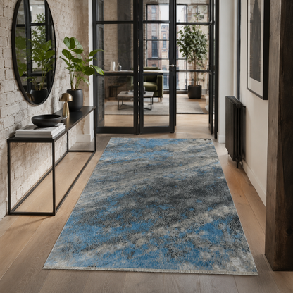 RW7044 washable chenille rug texture and pattern detail