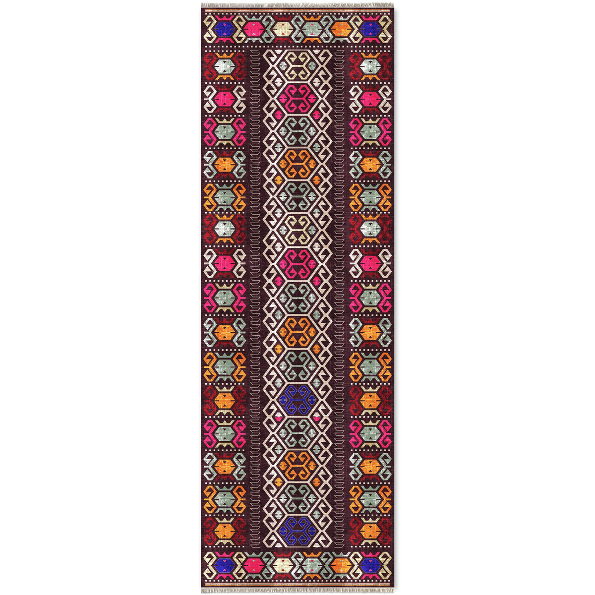 RW7050 washable chenille area rug viewed from above