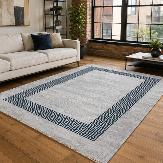 RW7051 washable chenille area rug