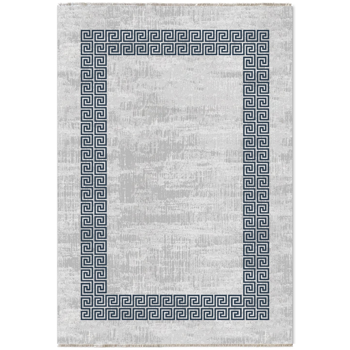 RW7051 washable chenille area rug viewed from above