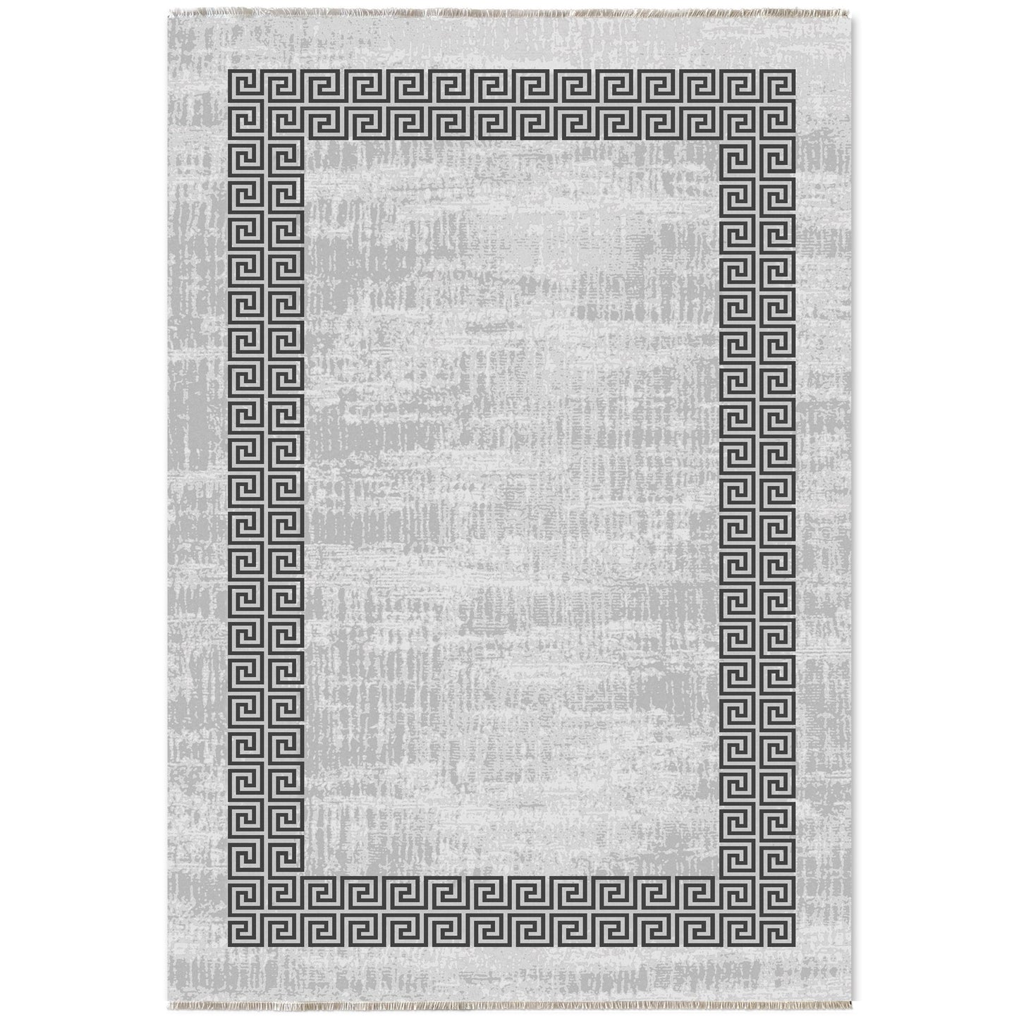 RW7052 washable chenille area rug viewed from above