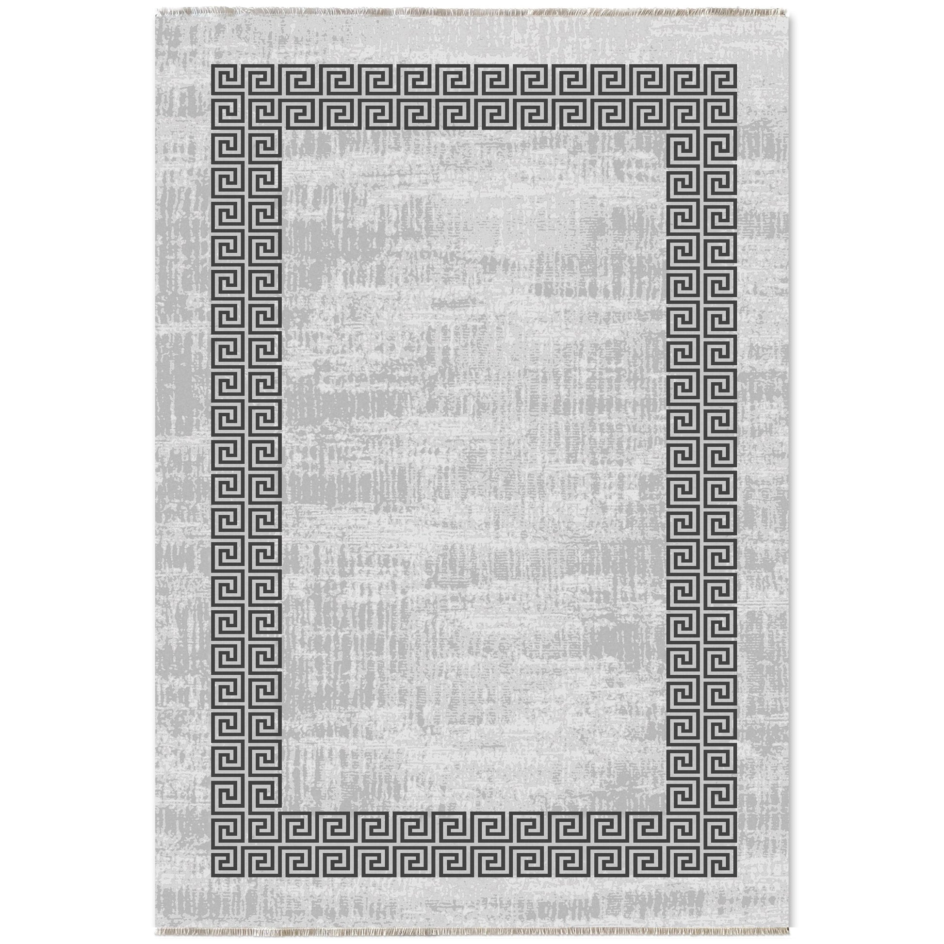 RW7052 washable chenille area rug viewed from above