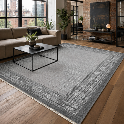 RW7053 washable chenille area rug