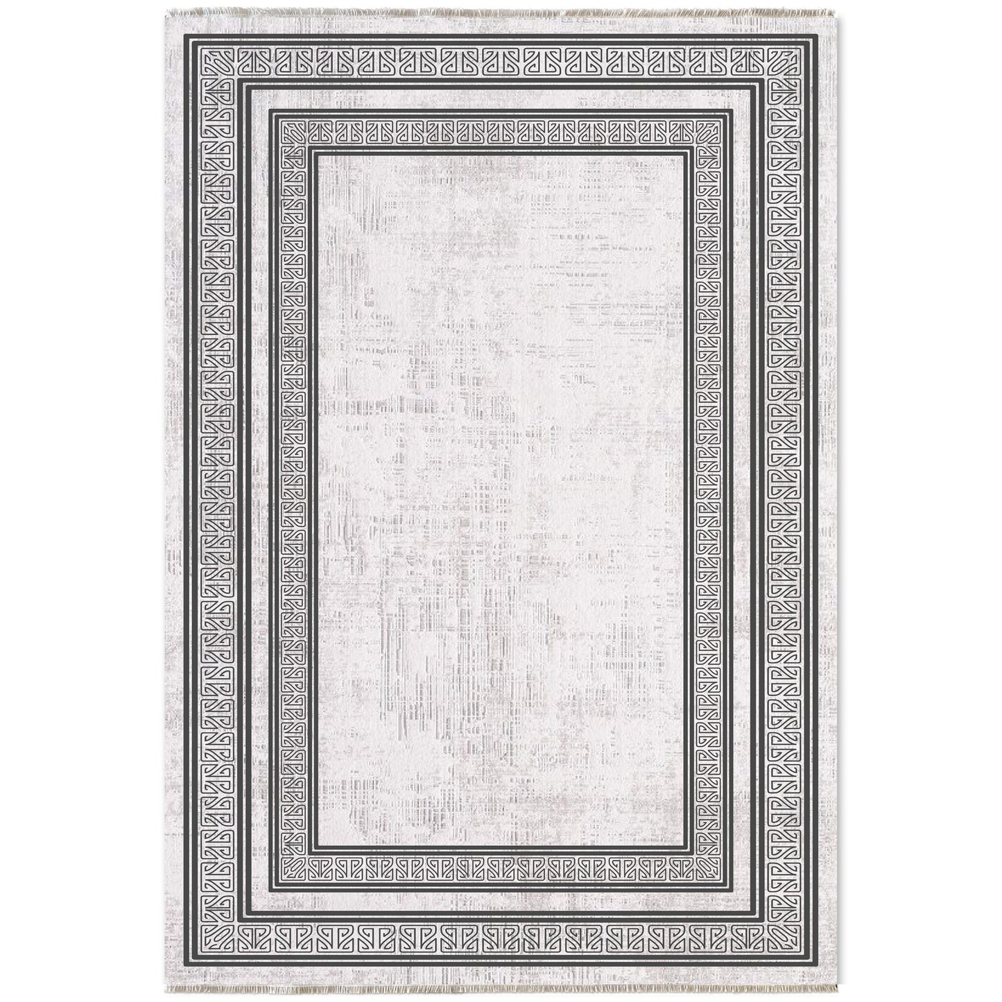 RW7054 washable chenille area rug viewed from above
