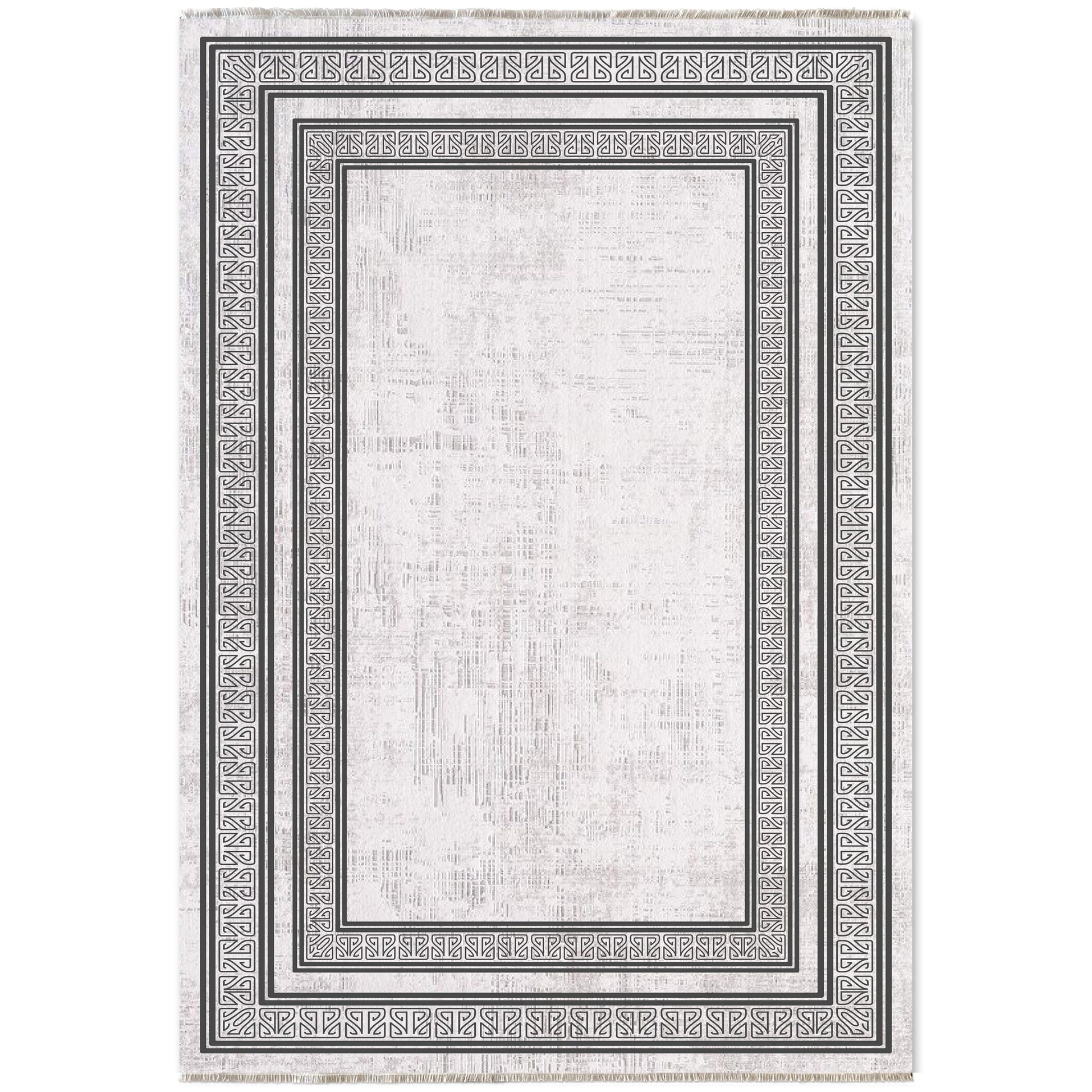 RW7054 washable chenille area rug viewed from above