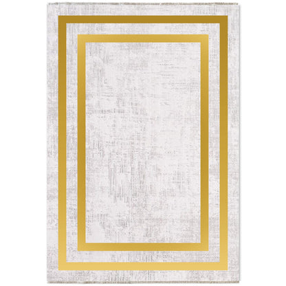 RW7056 washable chenille area rug viewed from above