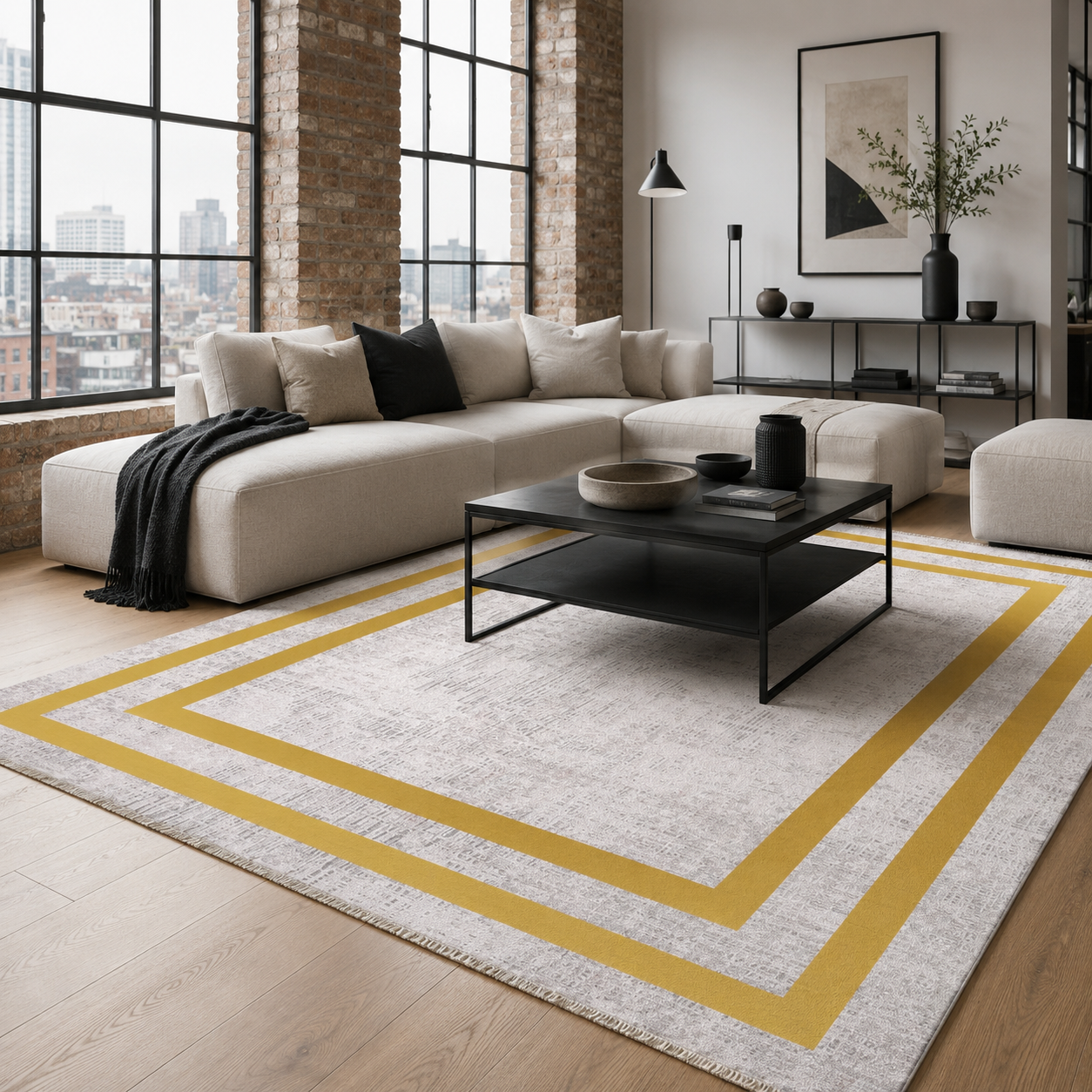 RW7056 washable chenille rug texture and pattern detail