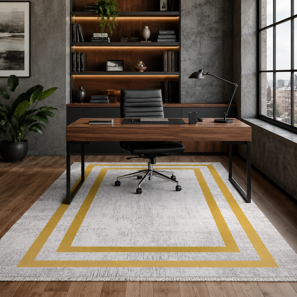 RW7056 washable chenille rug texture and pattern detail