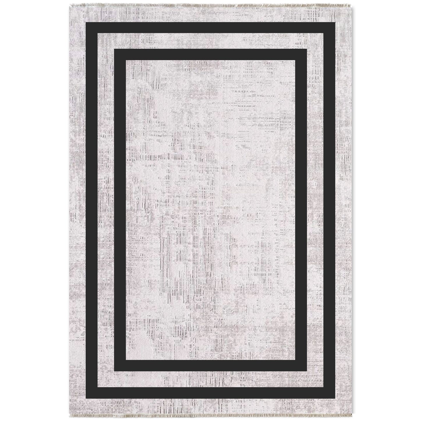 RW7057 washable chenille area rug viewed from above