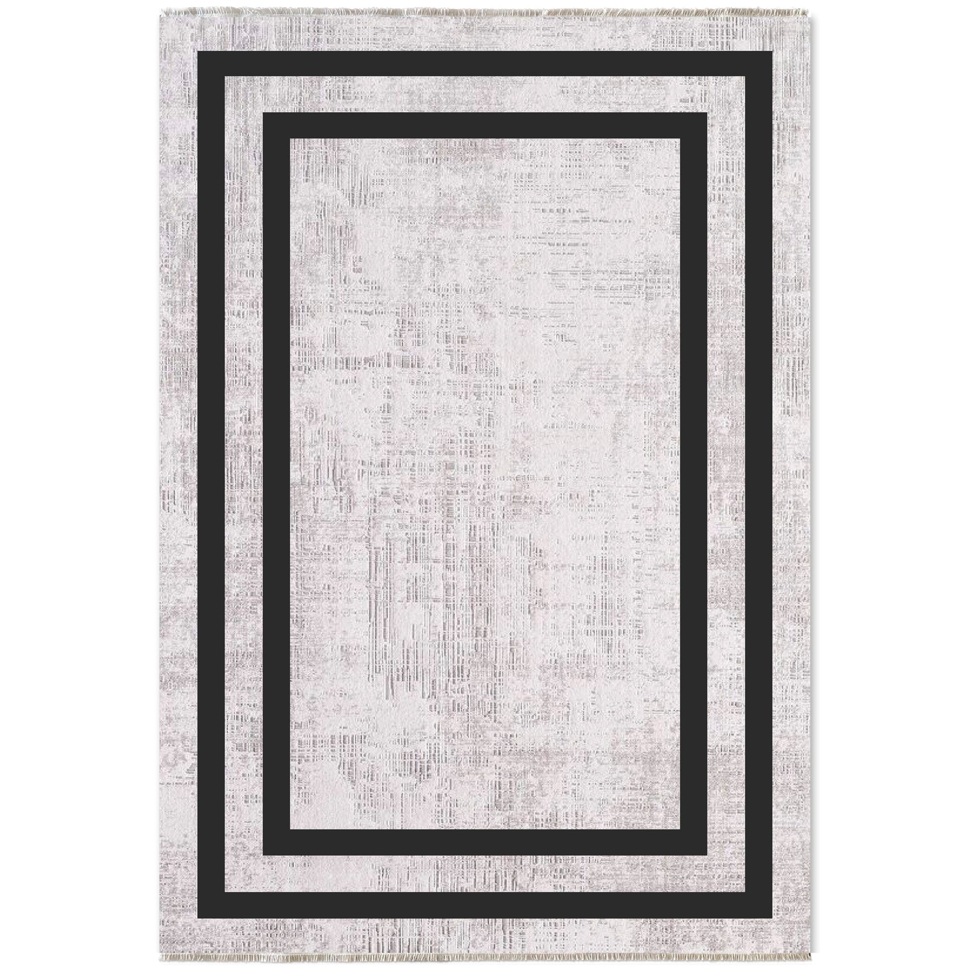 RW7057 washable chenille area rug viewed from above