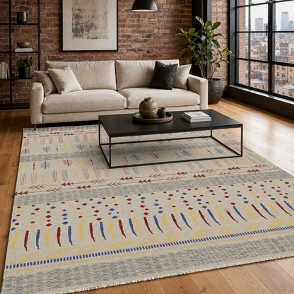 RW7058 washable chenille area rug