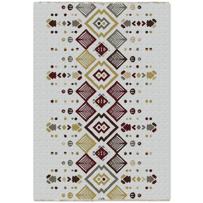RW7059 washable chenille area rug viewed from above