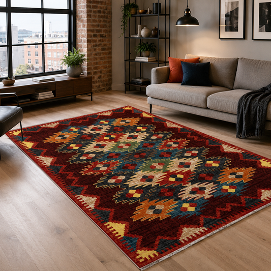 RW7066 washable chenille area rug