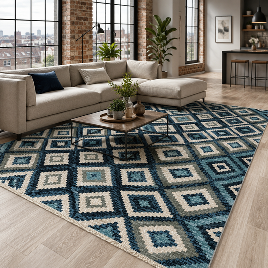 RW7070 washable chenille area rug