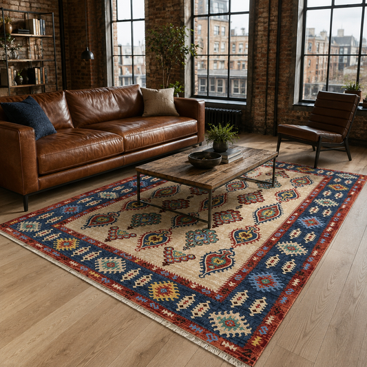 RW7071 washable chenille area rug