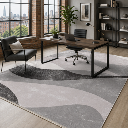 RW7073 washable chenille rug texture and pattern detail