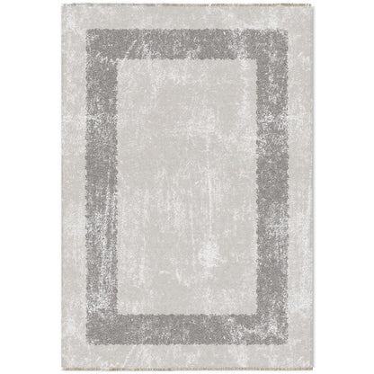 RW7074 washable chenille area rug viewed from above
