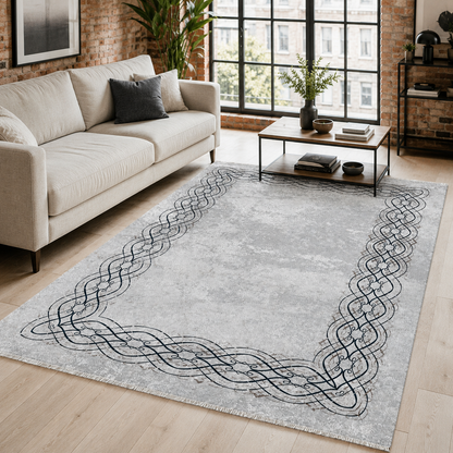 RW7075 washable chenille area rug