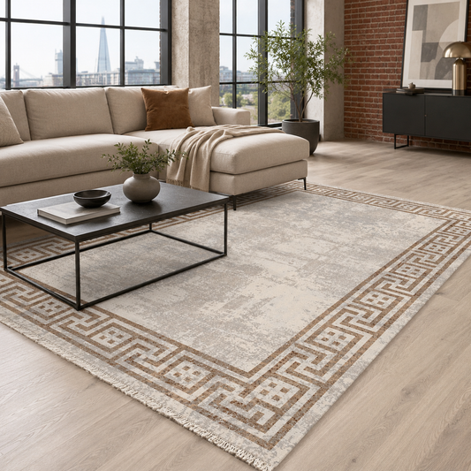 RW7077 washable chenille area rug