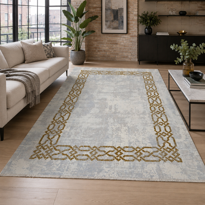 RW7078 washable chenille area rug