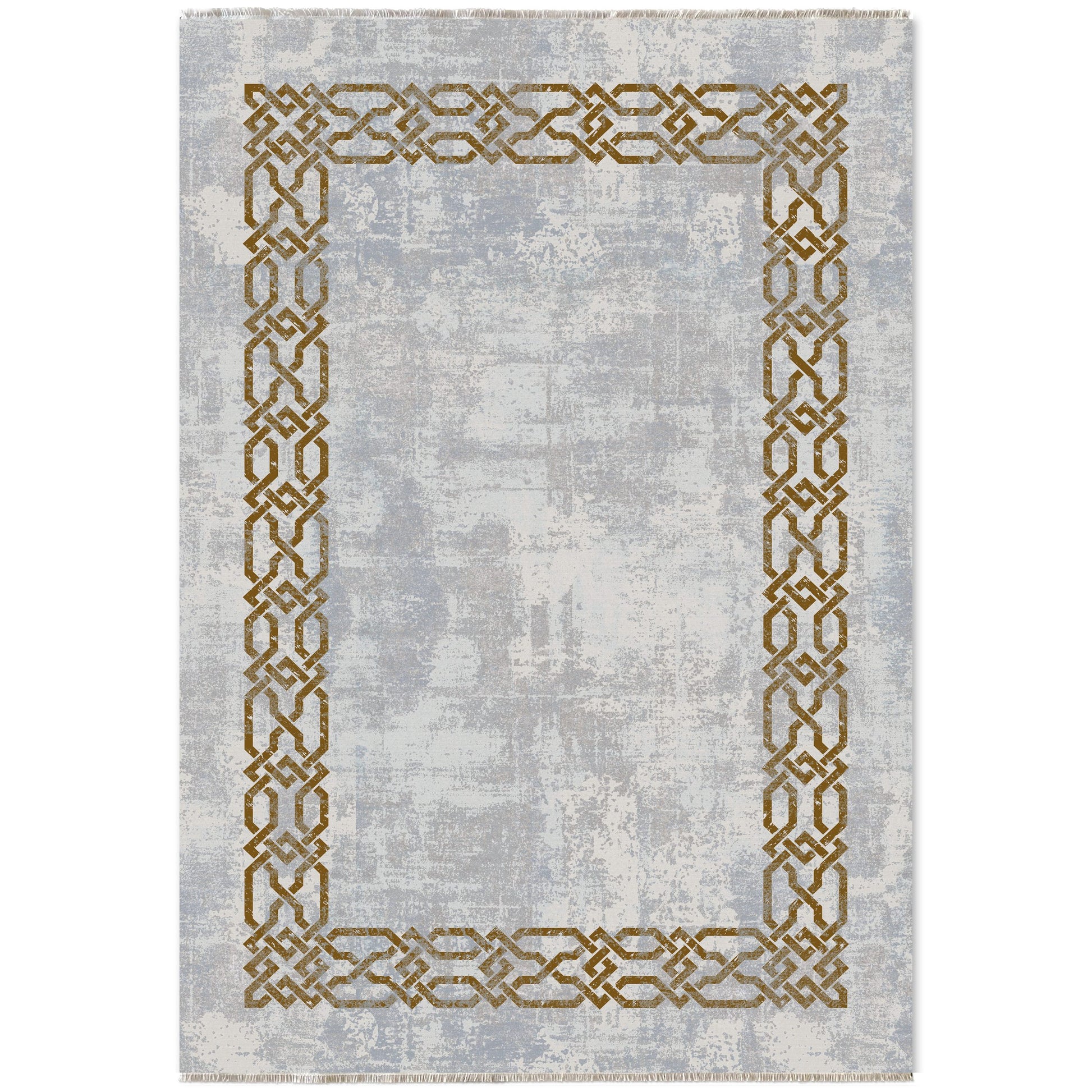 RW7078 washable chenille area rug viewed from above
