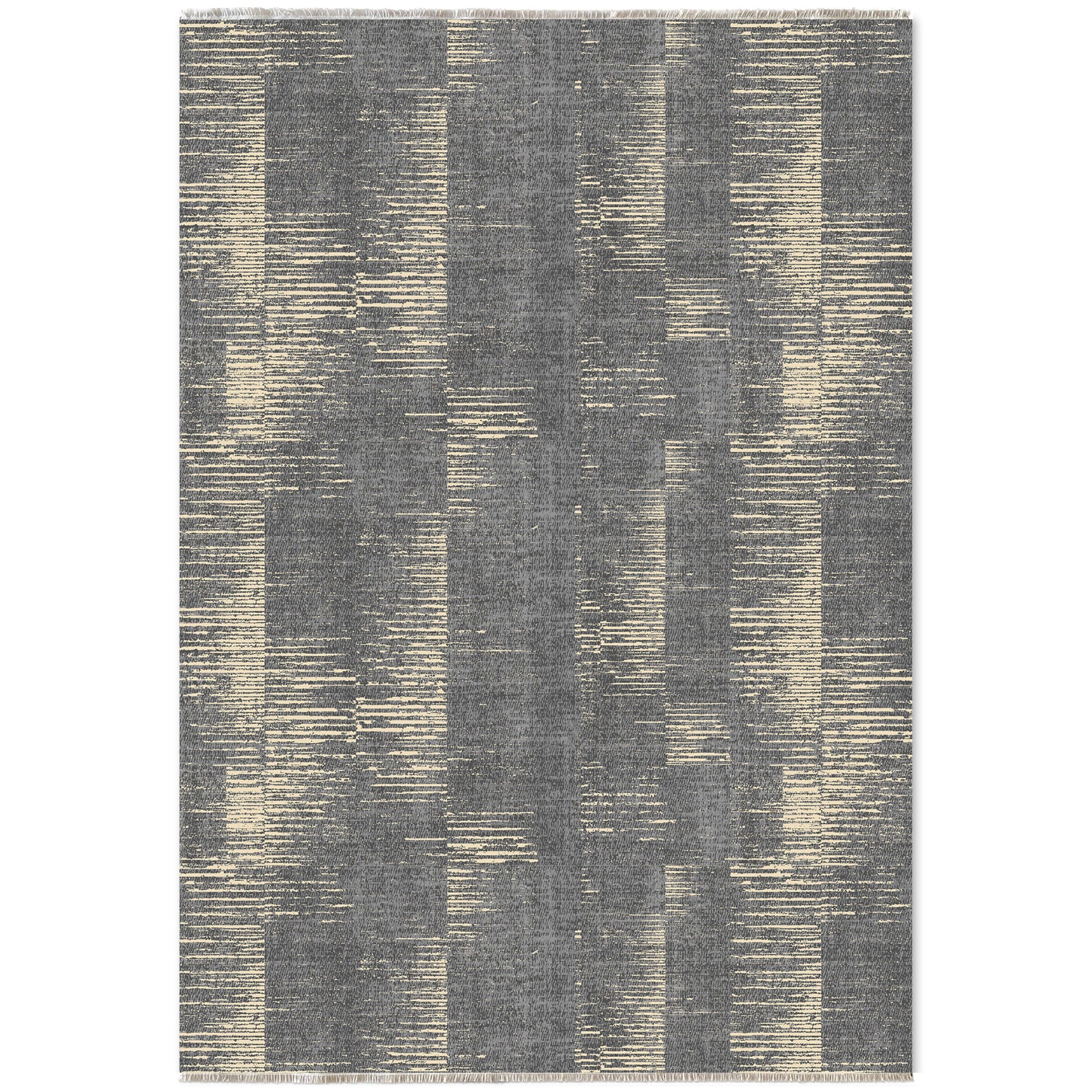 RW7079 washable chenille area rug viewed from above