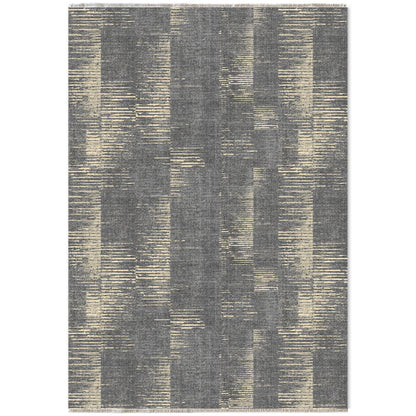 RW7079 washable chenille area rug viewed from above