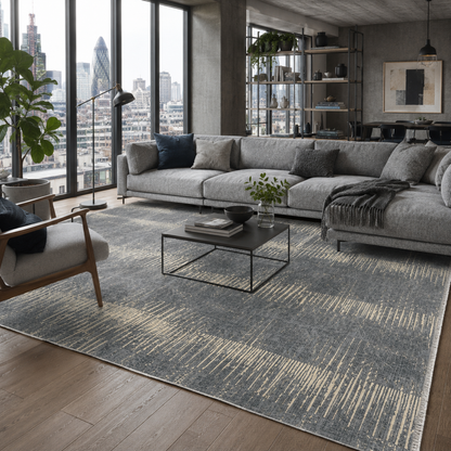 RW7079 washable chenille rug texture and pattern detail
