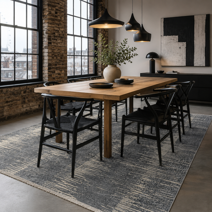 RW7079 washable chenille rug texture and pattern detail