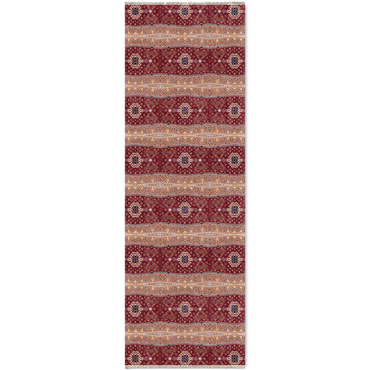 RW7080 washable chenille area rug viewed from above