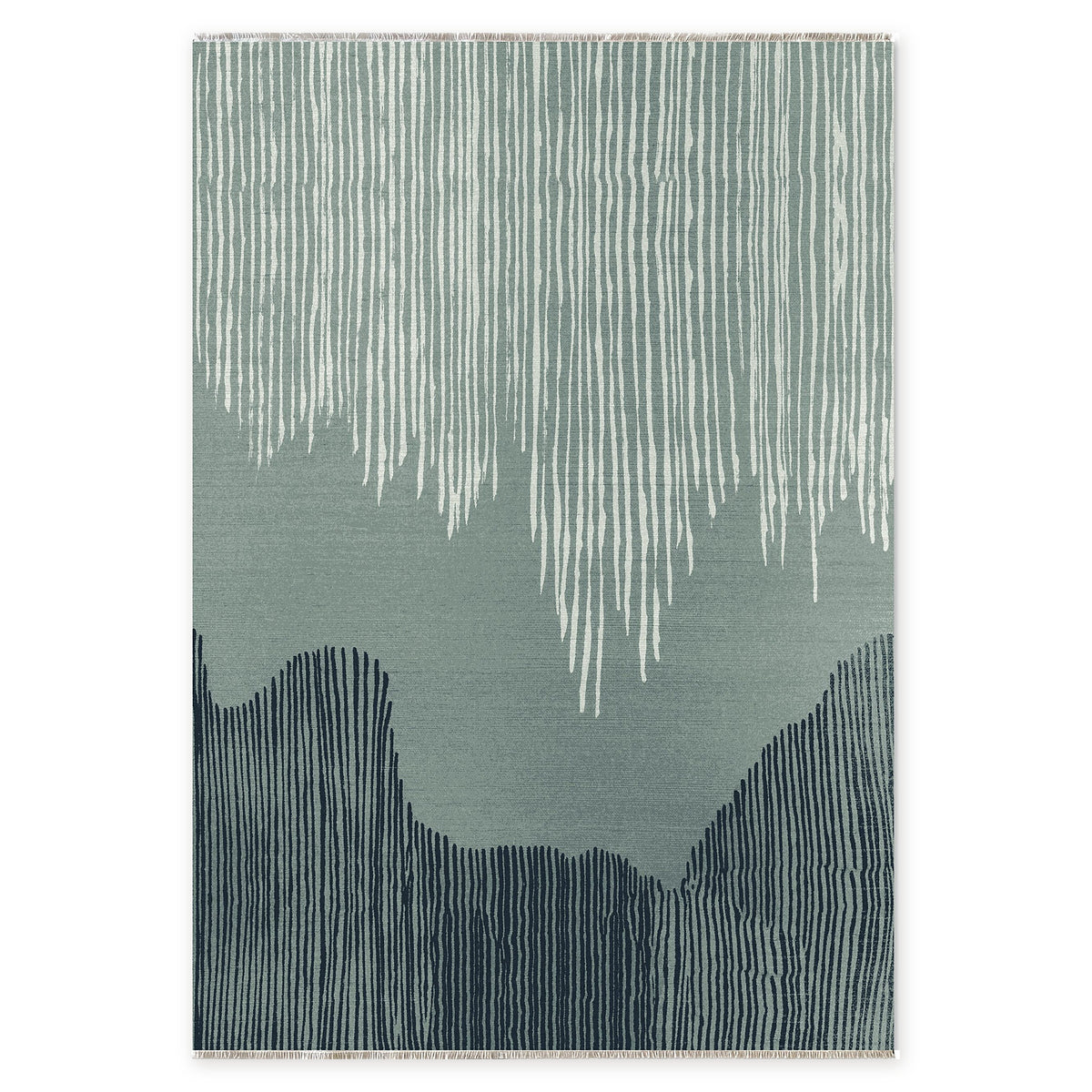 RW7081 rug — top view on white background
