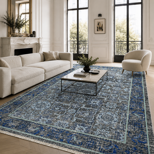 RW7082 washable chenille area rug